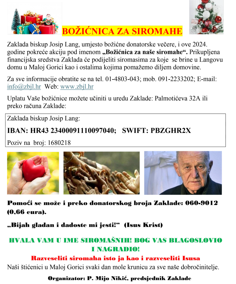 Božićnica za siromahe