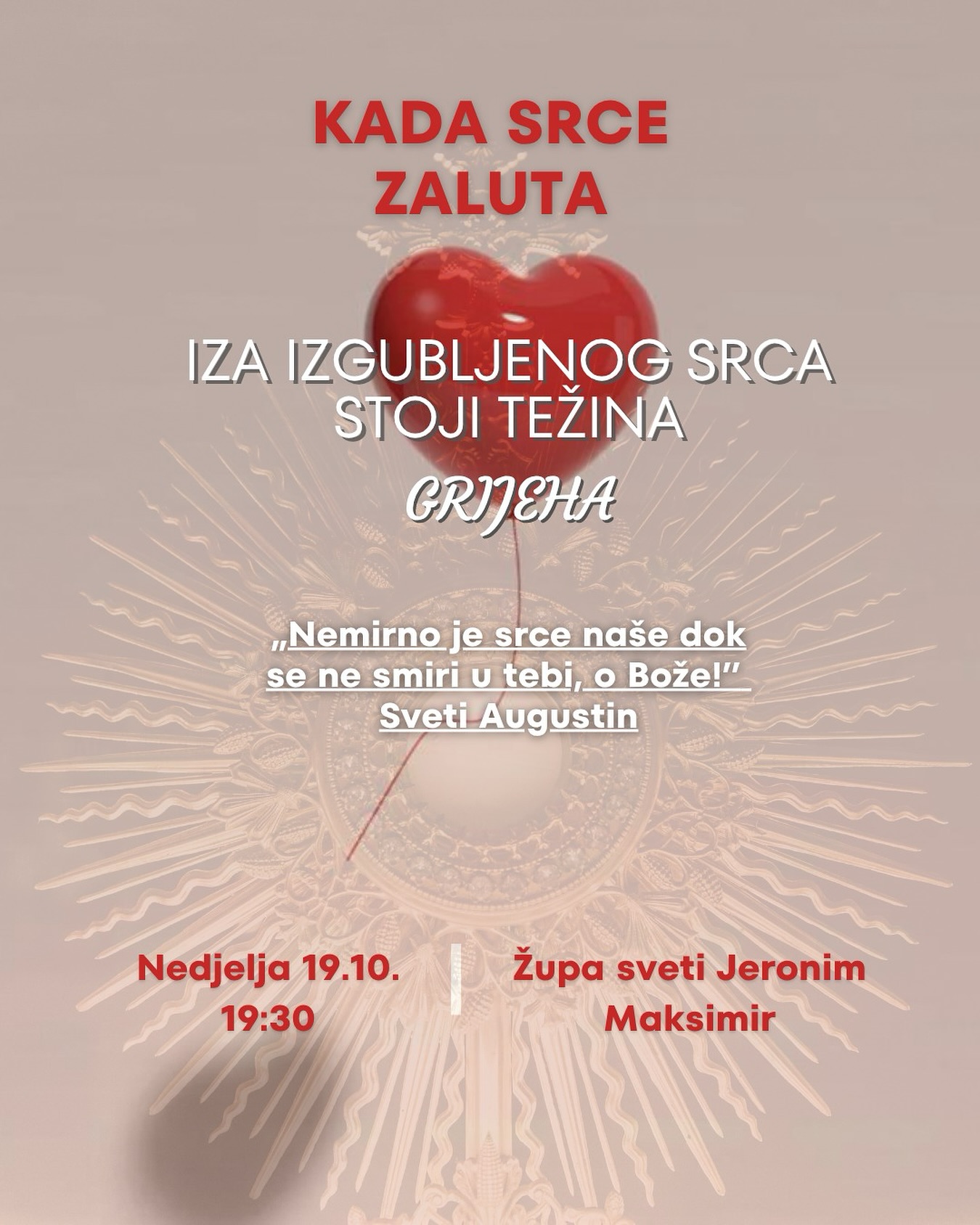 Kateheze za mlade - Kada srce zaluta