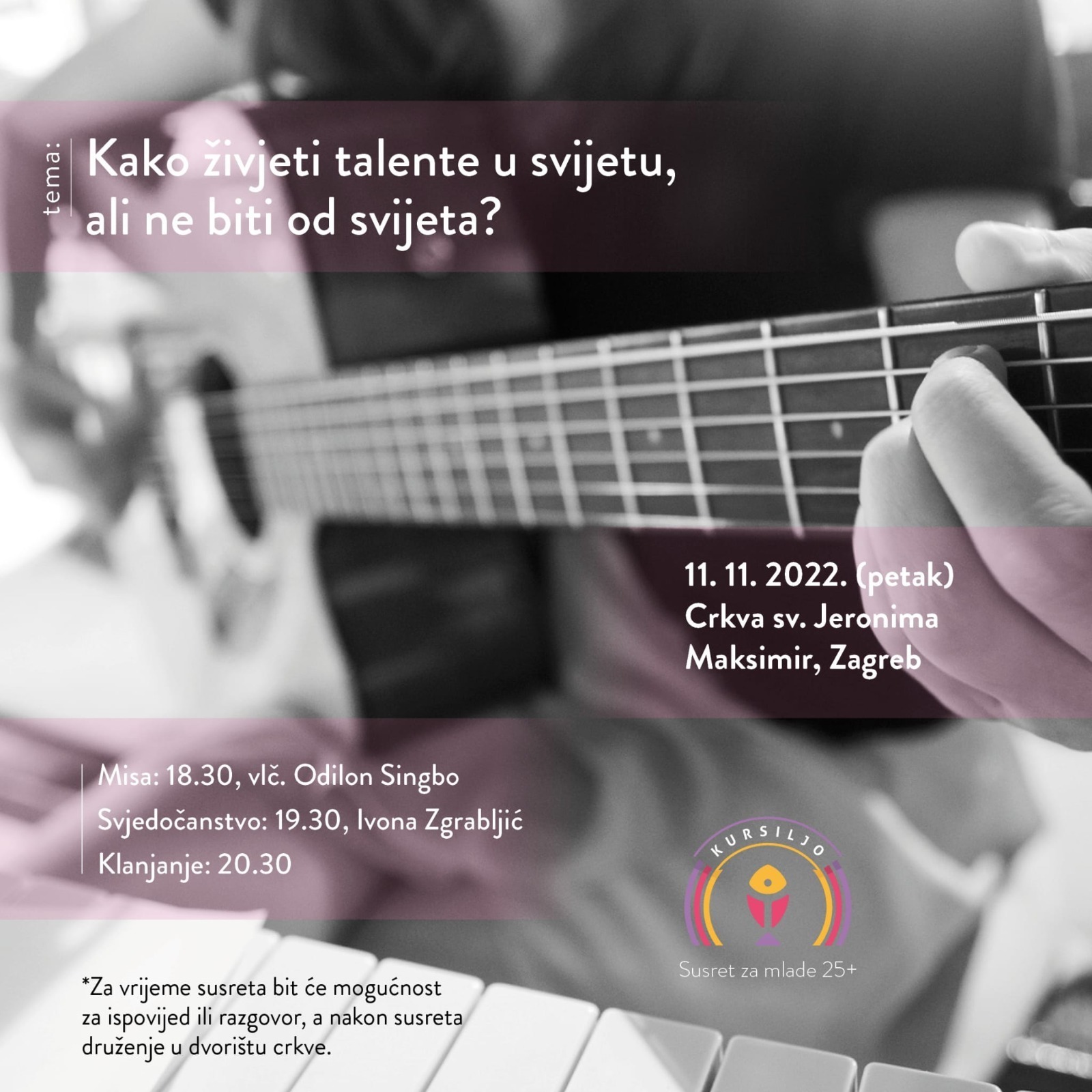 Kako živjeti talente u svijetu, ali ne biti od svijeta?