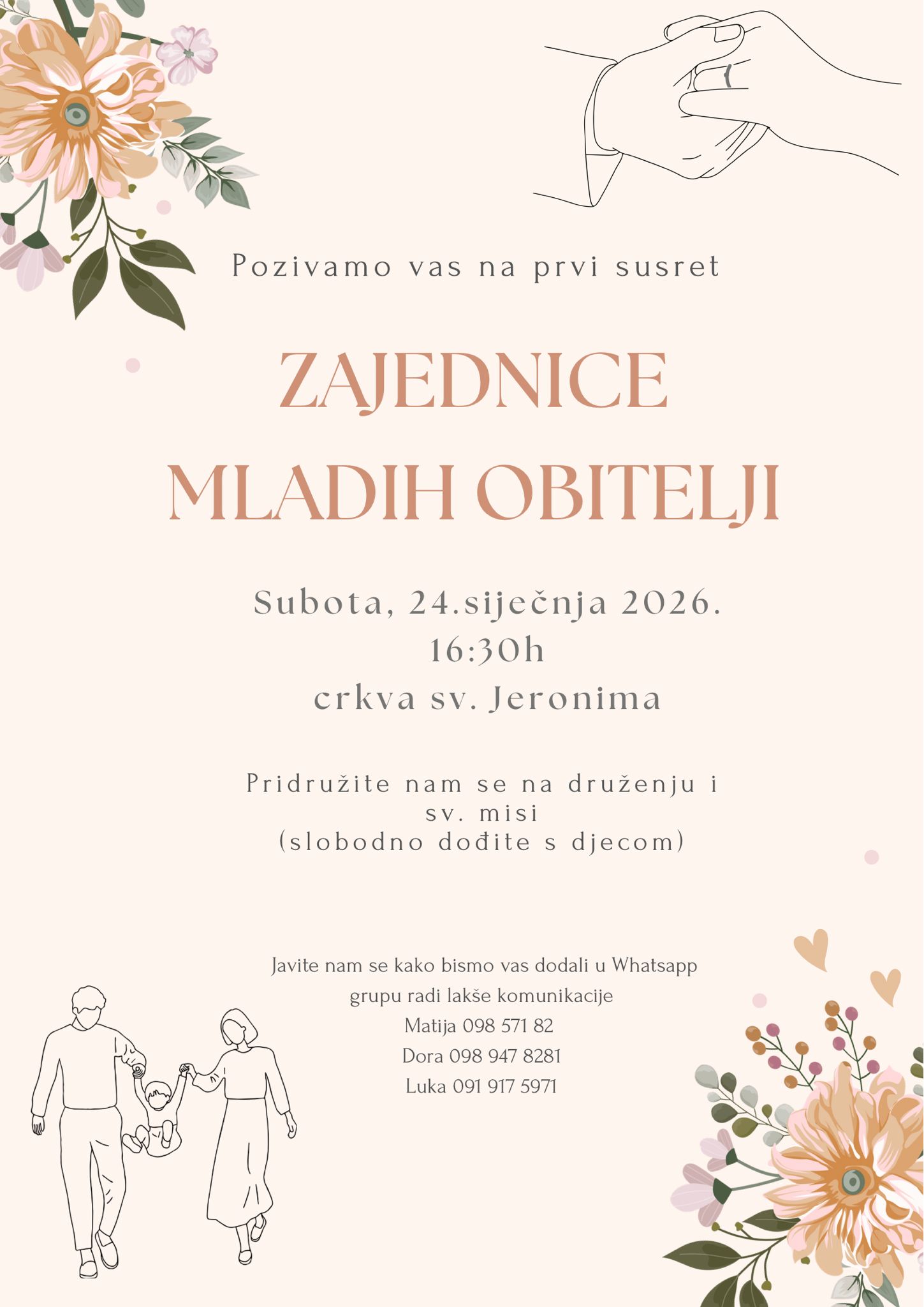 Zajednica mladih obitelji - prvi susret